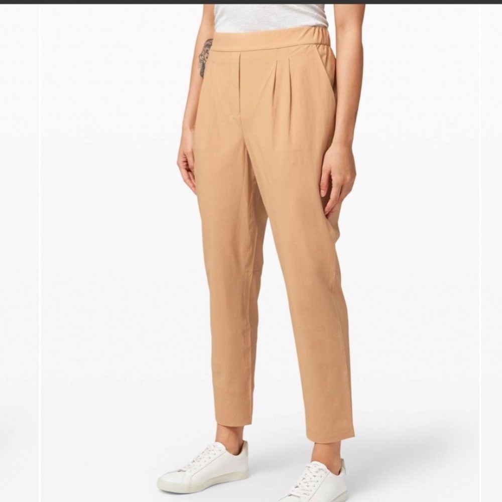 Lululemon Your True Trouser High Rise Pant Beech Wood Size 4